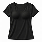 Built-In Bra Comfort T-Shirt