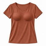 Built-In Bra Comfort T-Shirt
